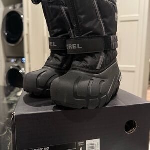Sorel Black Rain & Snow Boots with Waterproof Design
